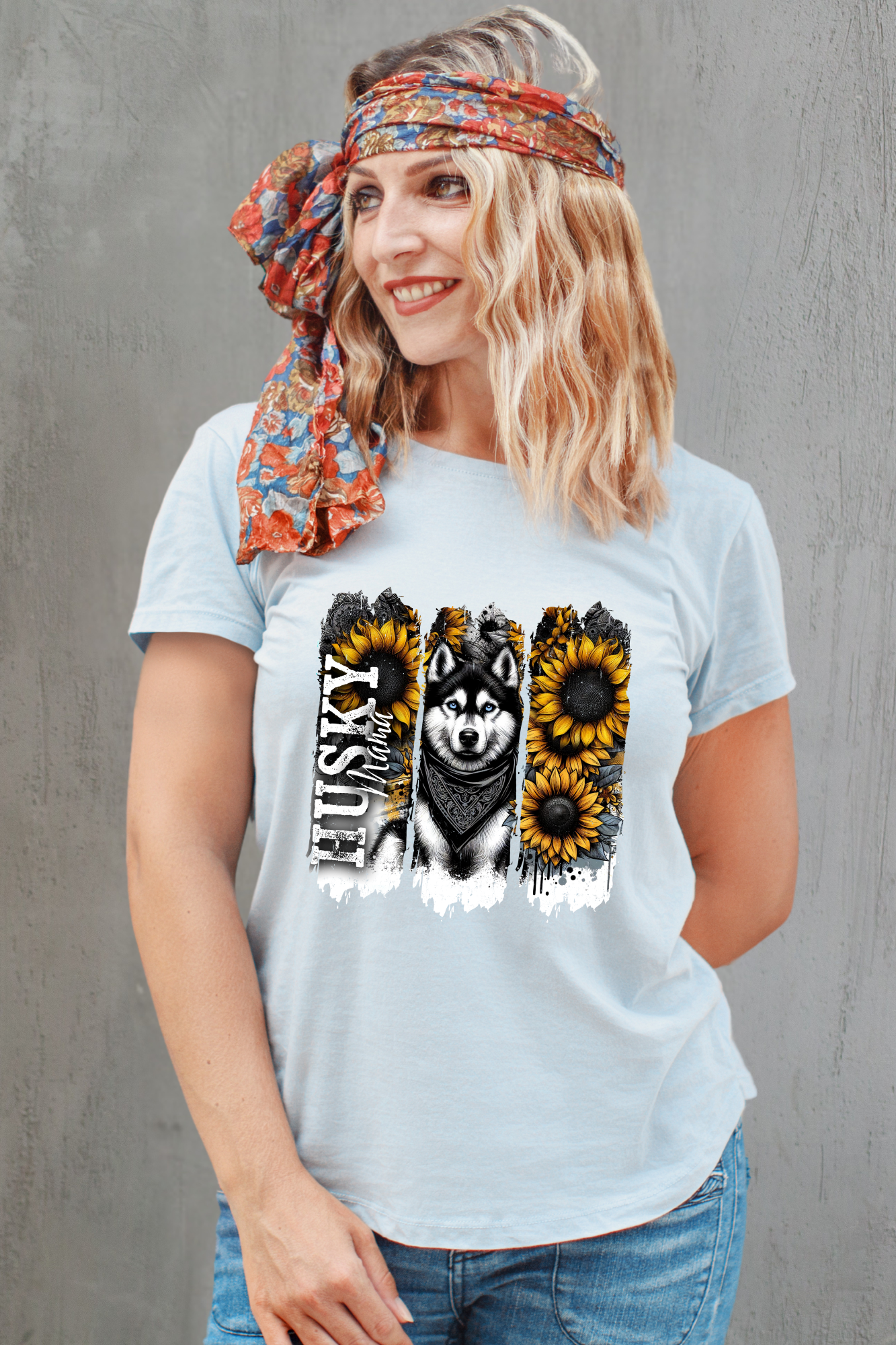 Husky Mama Split T-shirt
