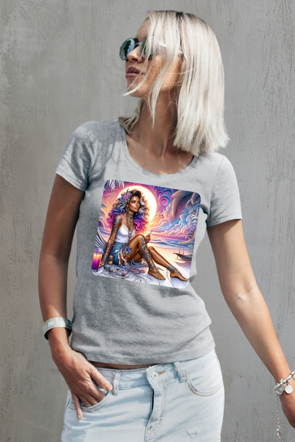 Serenity Sunset Goddess T-Shirt