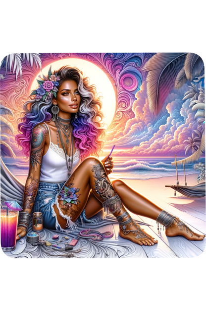 Serenity Sunset Goddess T-Shirt