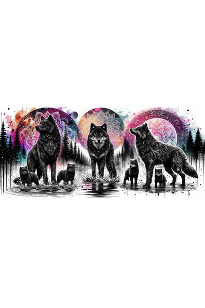 Mandala Wolf T-Shirt