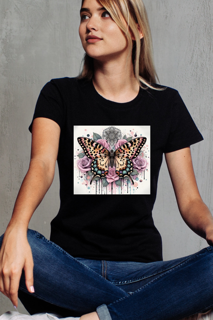 Butterfly Mandala T-Shirt