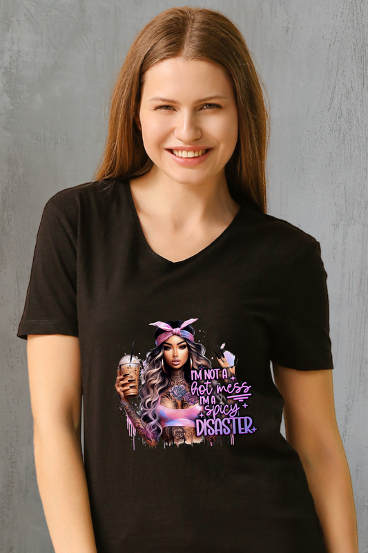 Hot Mess Spicy Disaster T-Shirt