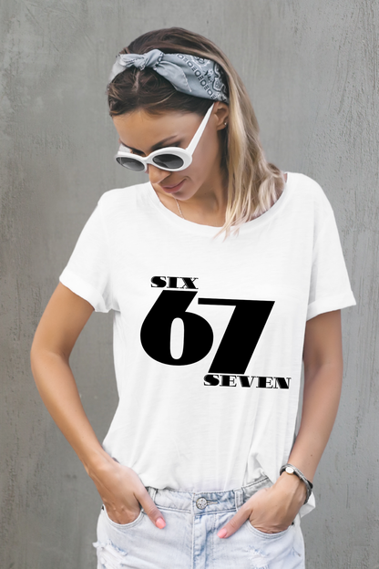 67 Typo Graphic T-Shirt