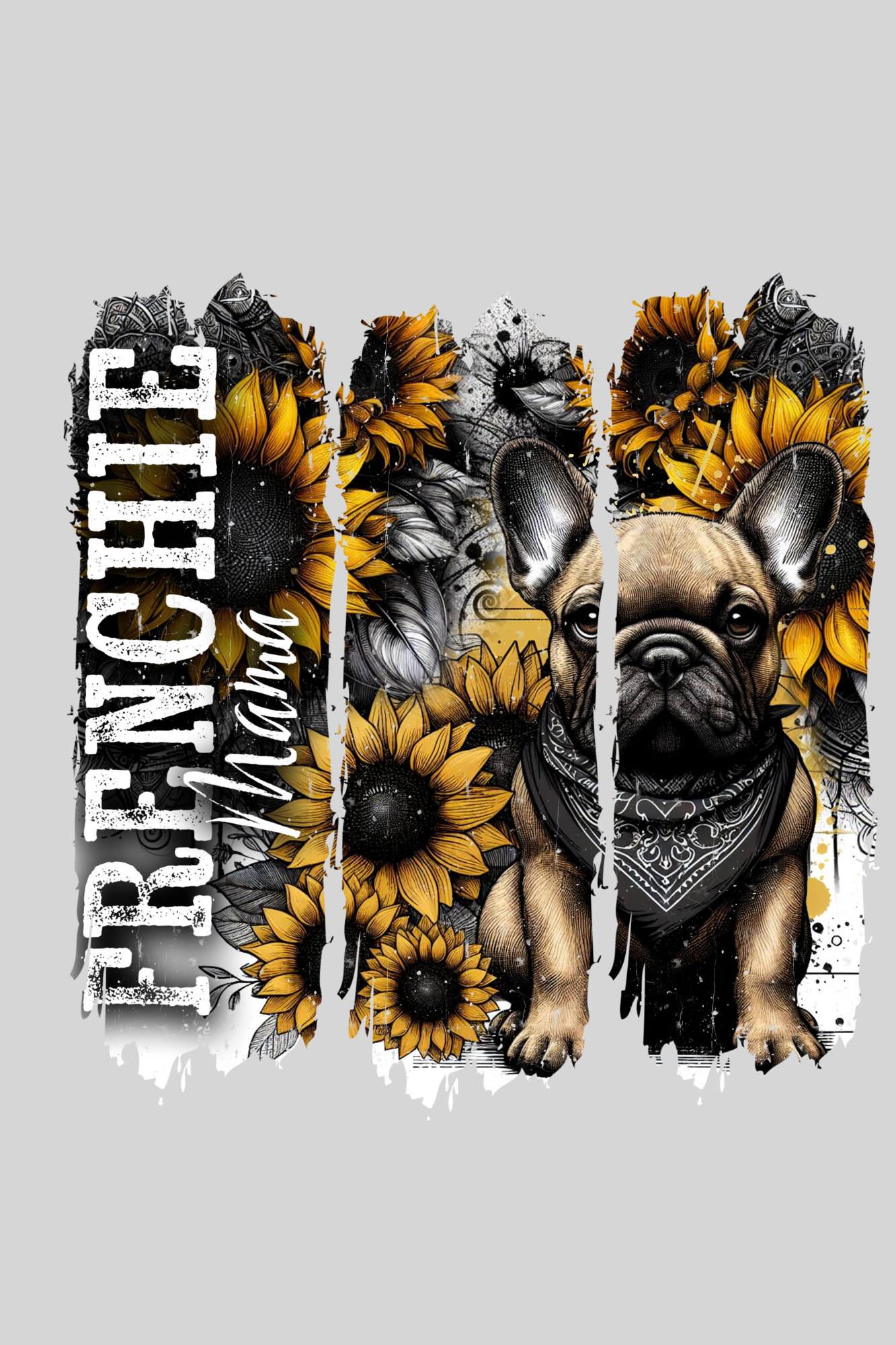 Frenchie Mama Split T-Shirt