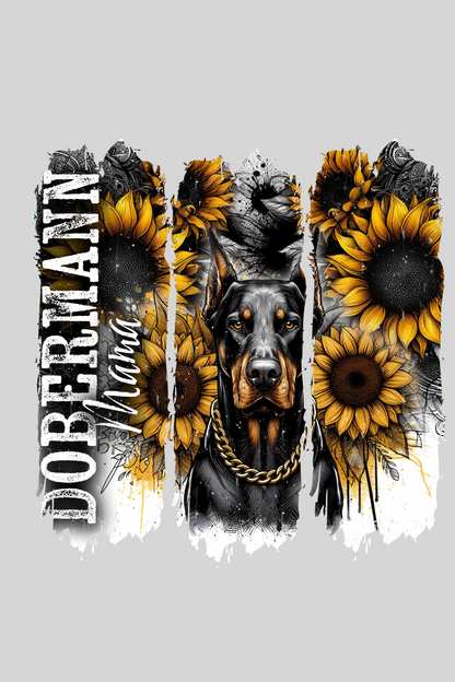 Dobermann Mama Split T-Shirt