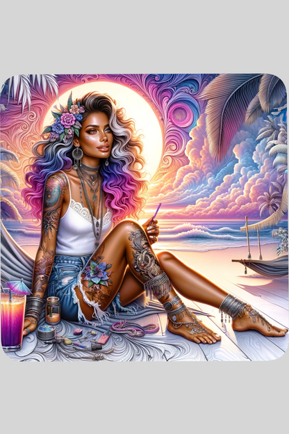 Serenity Sunset Goddess T-Shirt