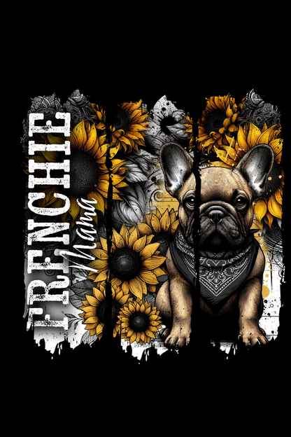 Frenchie Mama Split T-Shirt