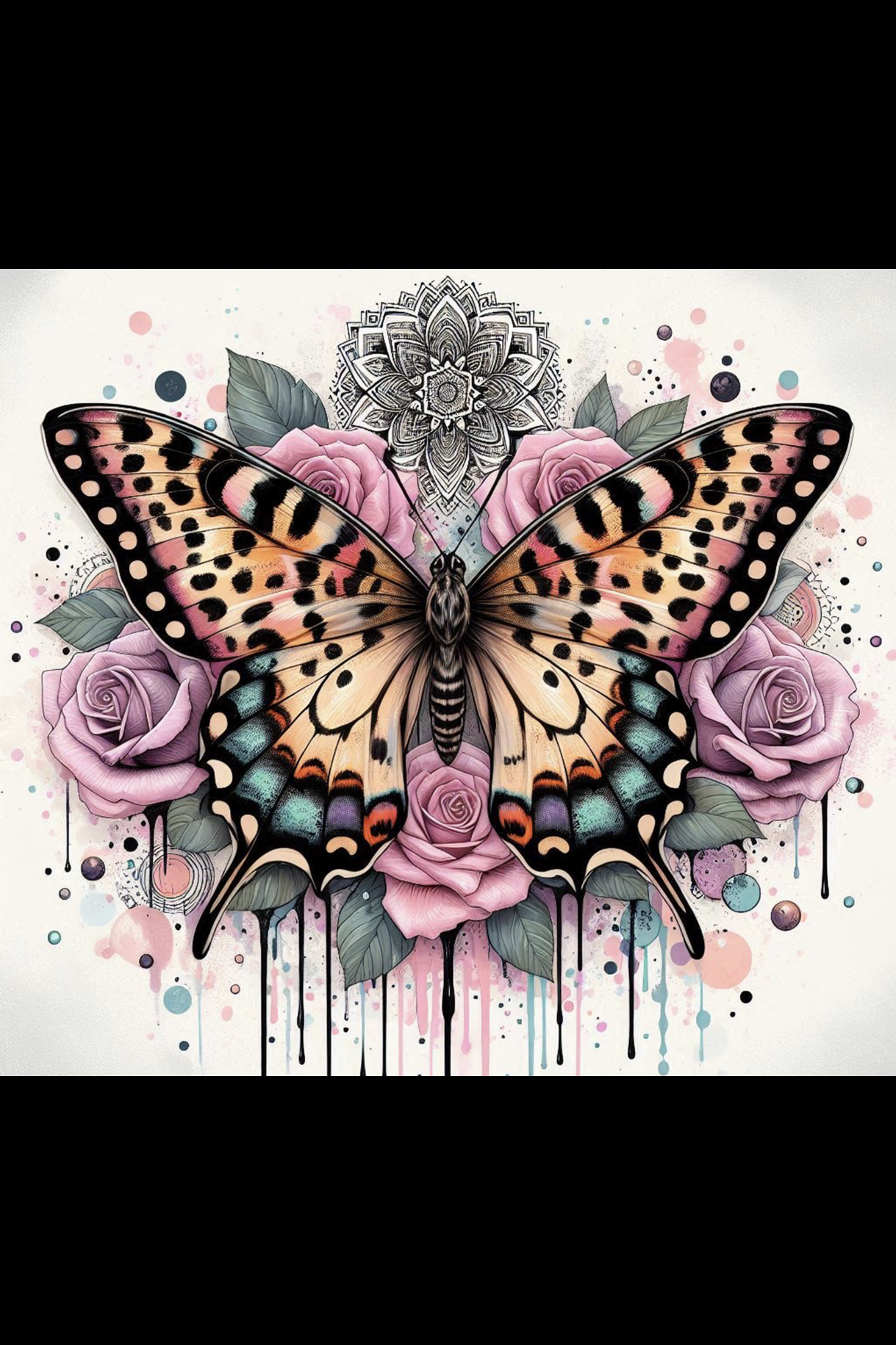 Butterfly Mandala T-Shirt