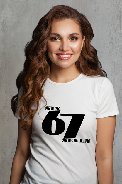 67 Typo Graphic T-Shirt