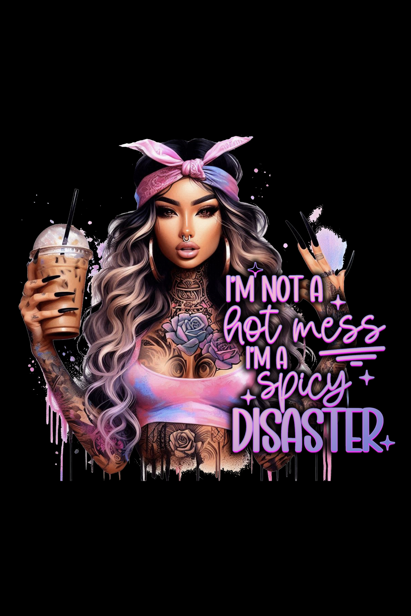 Hot Mess Spicy Disaster T-Shirt