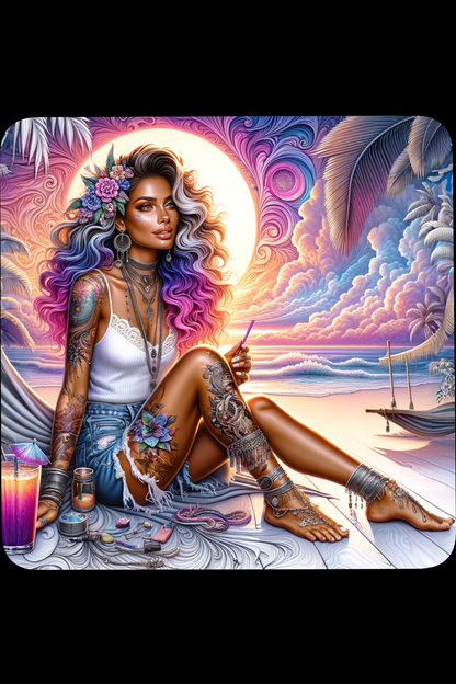 Serenity Sunset Goddess T-Shirt