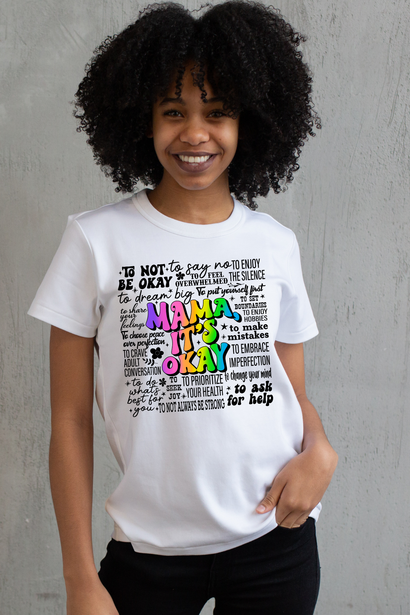 Rainbow Mama It's OK T-Shirt