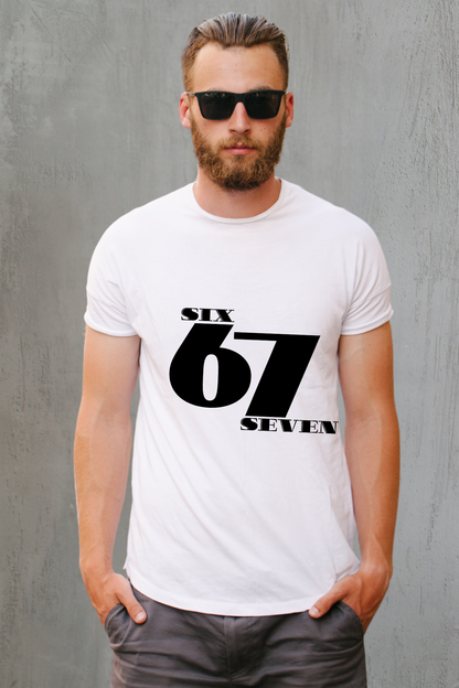 67 Typo Graphic T-Shirt