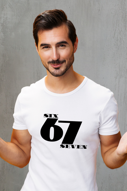 67 Typo Graphic T-Shirt