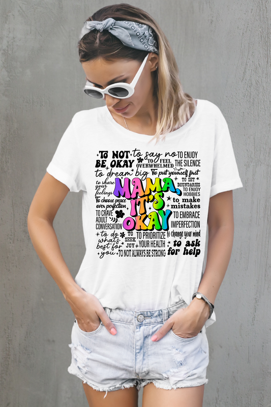 Rainbow Mama It's OK T-Shirt