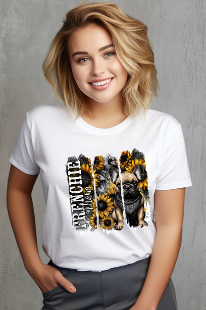 Frenchie Mama Split T-Shirt