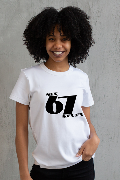 67 Typo Graphic T-Shirt