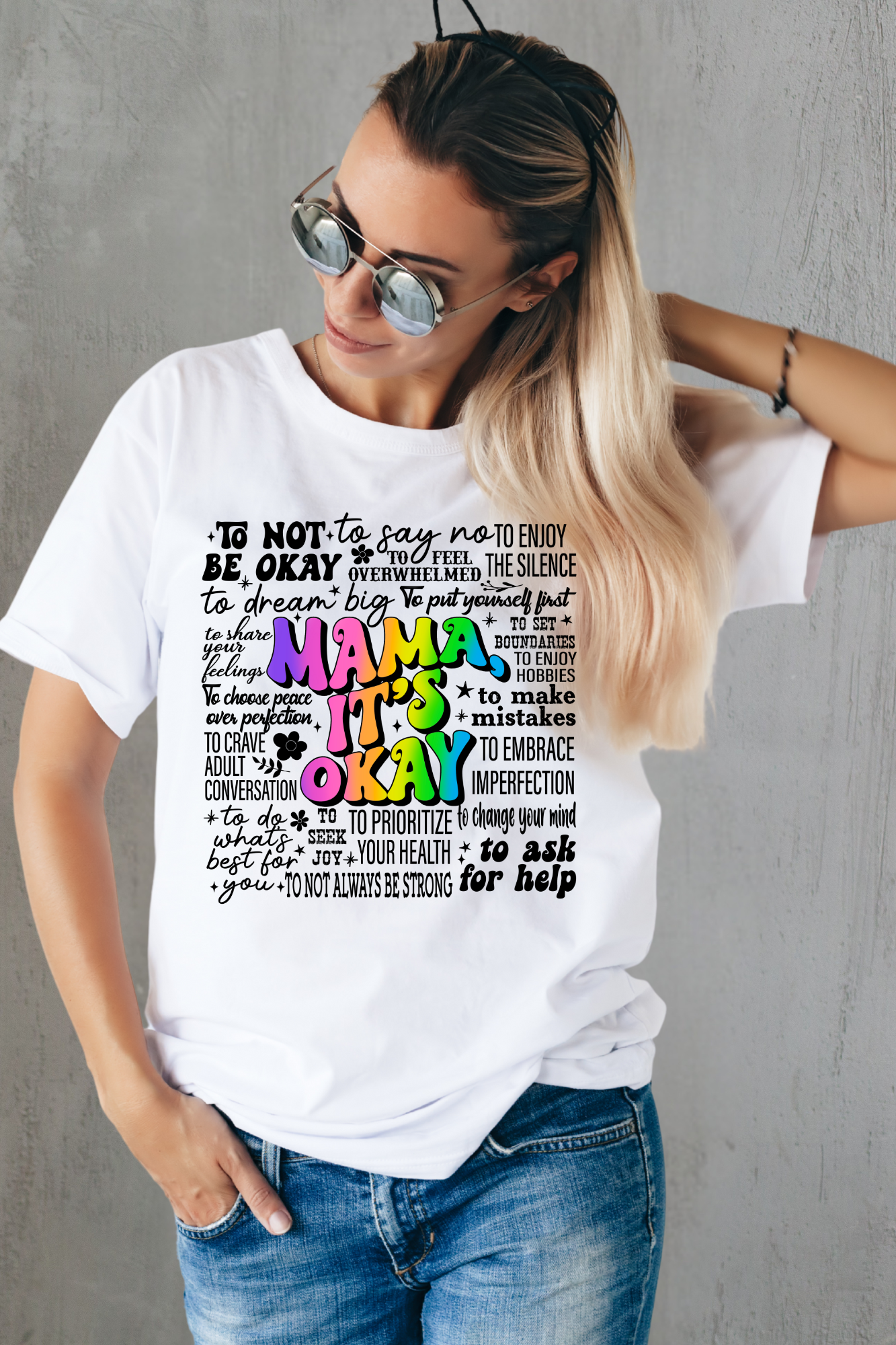 Rainbow Mama It's OK T-Shirt