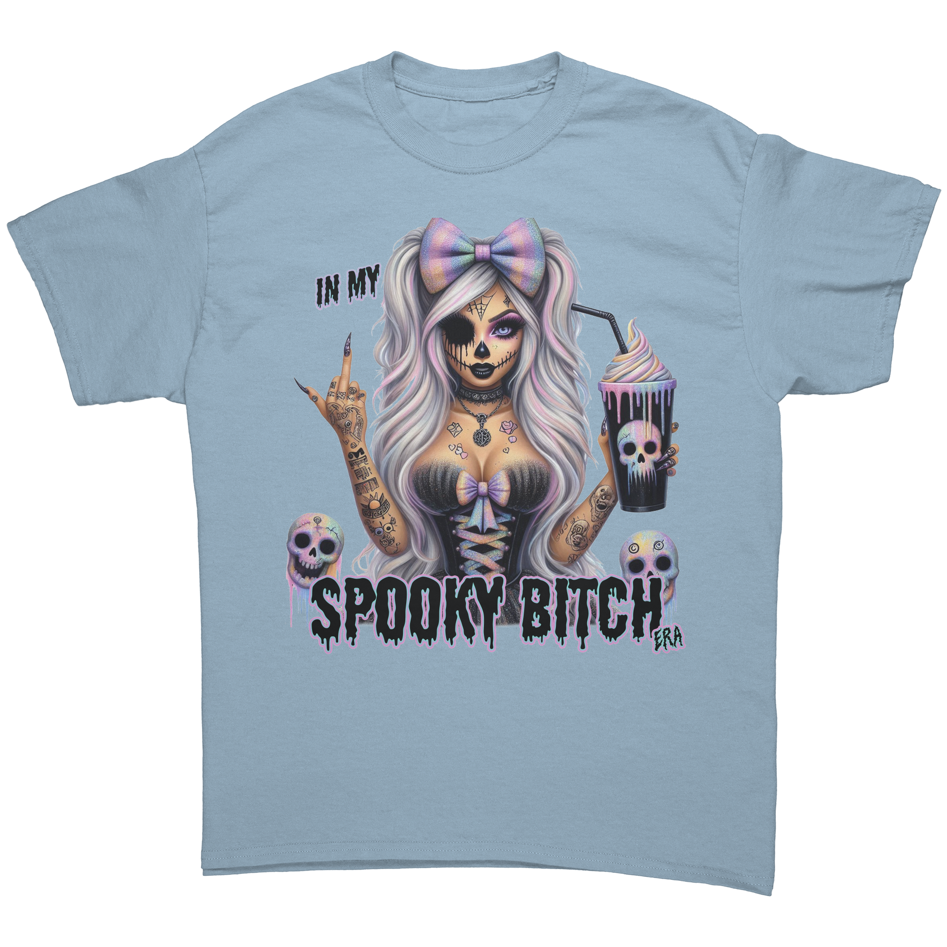 Spooky_Bitch_T-Shirt_Light_Blue_Front_Mockup.png