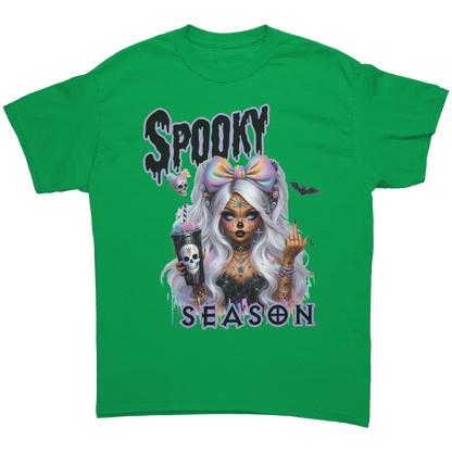 Spooky_Chick_T-Shirt_Irish_Green_Mockup.png