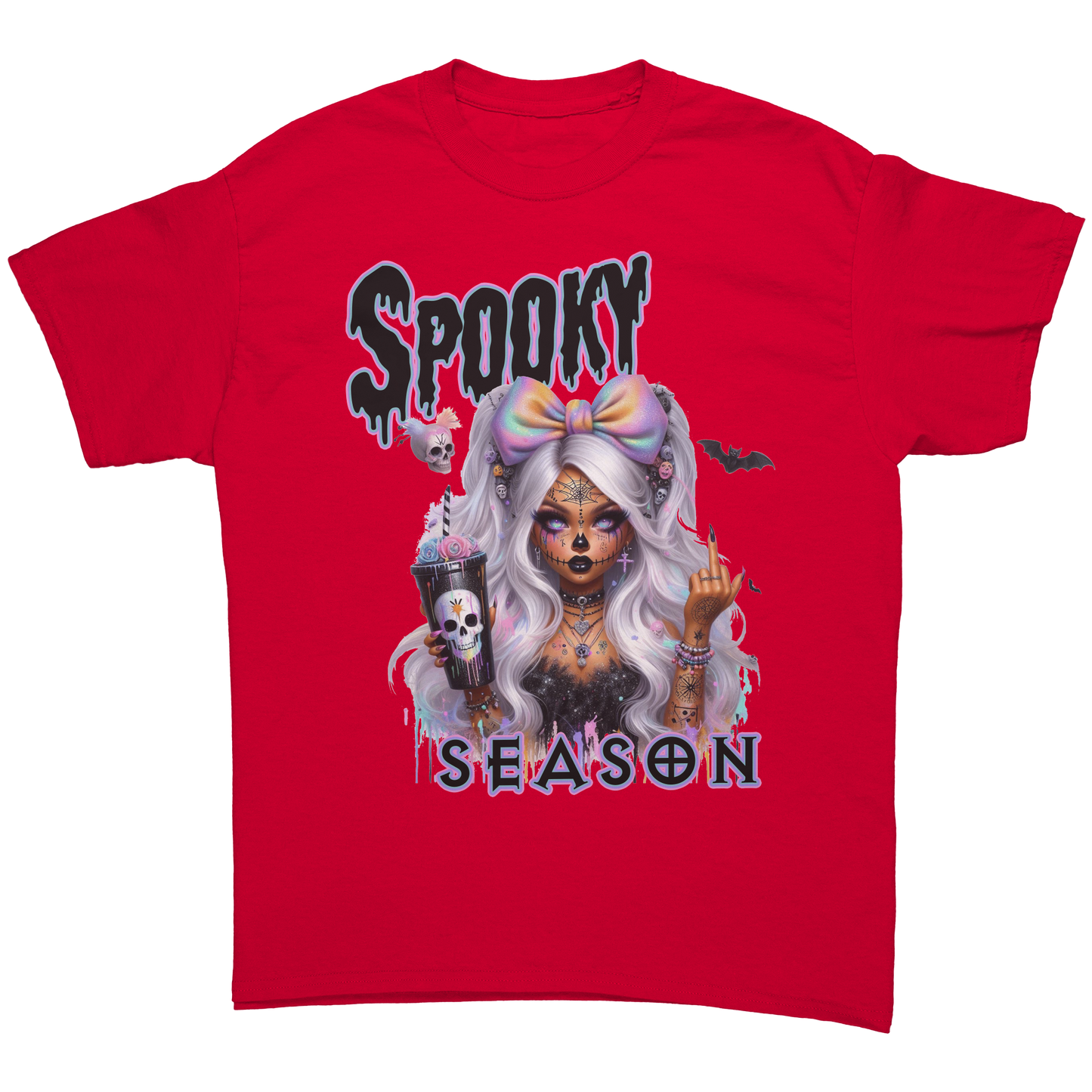 Spooky_Chick_T-Shirt_Red_Front_Mockup.png